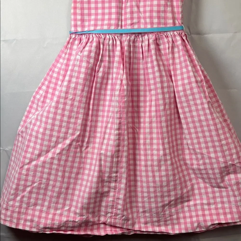 Ralph Lauren Pink and white gingham sleeveless dress size 4/4T